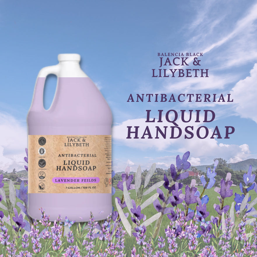 1 Gallon Hand Soap Jack & Lilibeth's Antibacterial Hand Soap -Lavender Feilds Scent