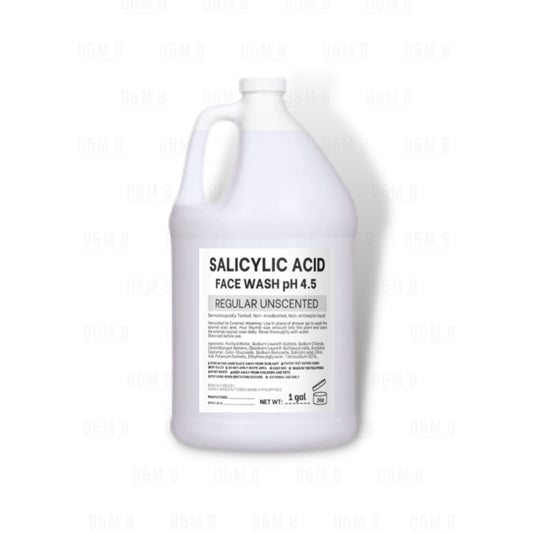 1 galon 3200mL  BHA Salicylic Acid Face wash pH 4.0 Unscented