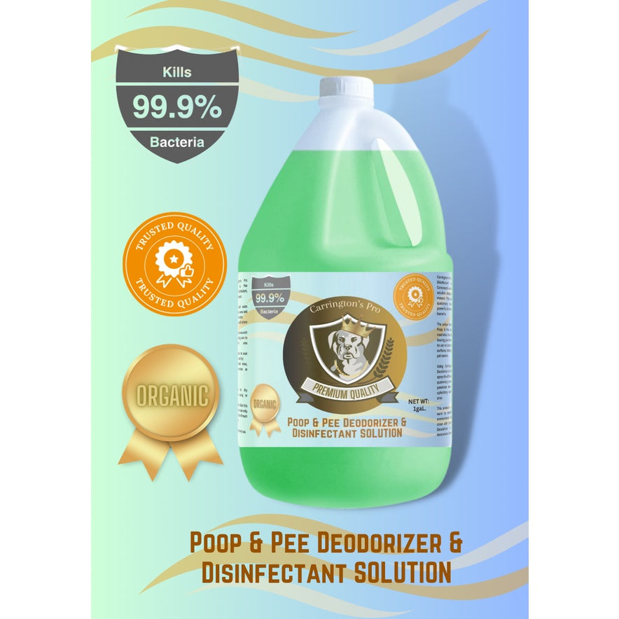 Premium Poop & Pee Deodorizer & Disinfectant 1 Galon Dog and Cat urine cleaner