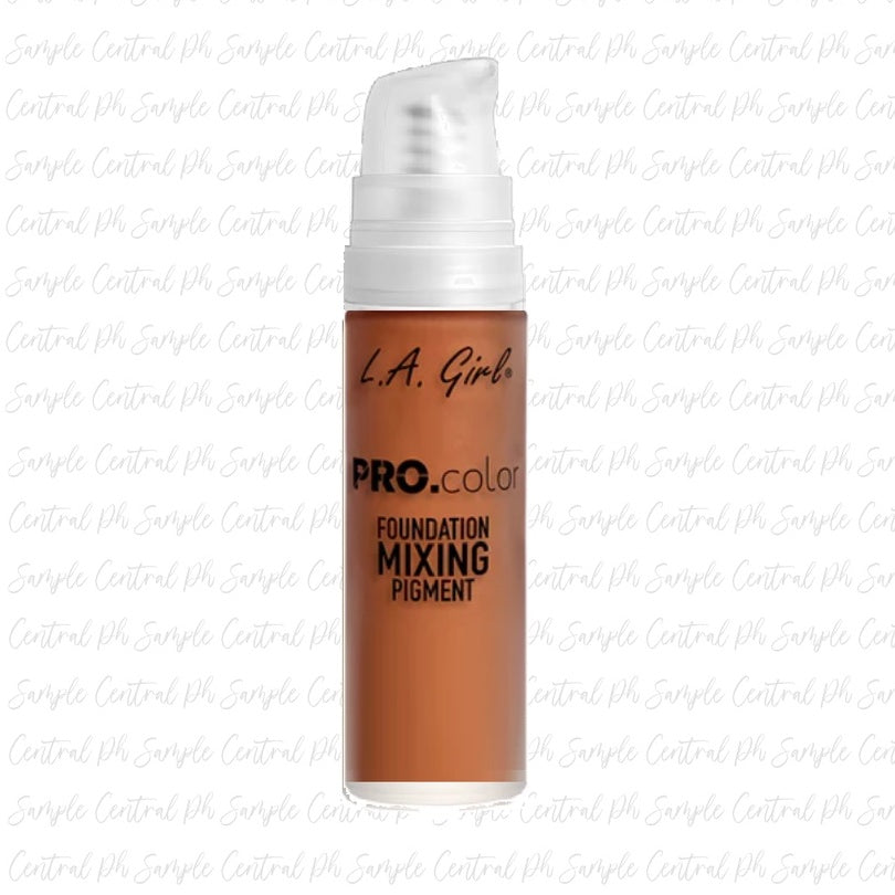 Authentic LA Girl PRO.color Foundation Mixing Pigment small size sampler 2ml pump bottle